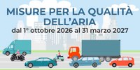 Dal 1°ottobre tornano le misure per la qualità dell'aria