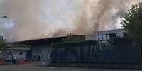 Incendio nello stabilimento Dsv a Modena