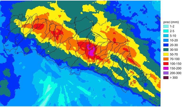 Precipitazioni 19-20 ottobre 2024